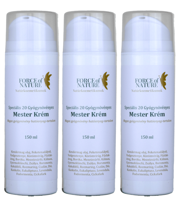 3db Speciális 20 gyógynövényes mester krém 150ml